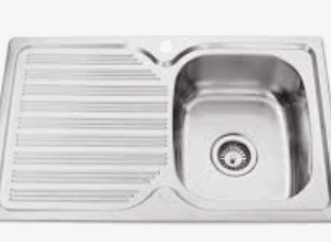 Eden Single Bowl Single Drainer Sink RHB   780mm