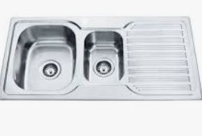 Eden Single Bowl Single Drainer Sink LHB  980mm