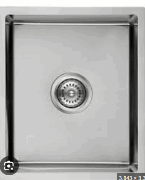 Eden above/undermount laundry sink,35L,matt Black