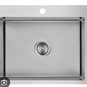 Eden Single Bowl Abovemount Laundry Sink  580mm