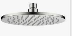 Cora Shower Head Round Brushed Nickel 200mm