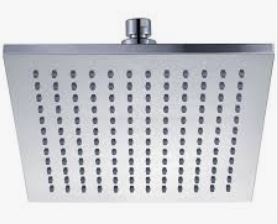 Rosa Shower Head Square Gunmetal 200mm