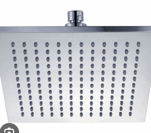 Rosa Shower Head Square Chrome 200mm