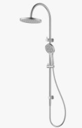 Otus Shower Head Round Brushed Gold 200mm