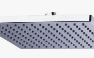 Rosa Shower Head Square Matt Black 250mm