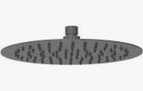Dove Shower Head Round Gunmetal 250mm