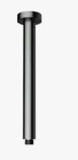 Round Shower Arm Vertical Gunmetal 300mm