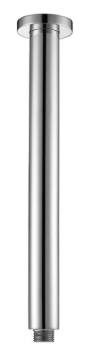 Round Shower Arm Vertical Chrome 300mm
