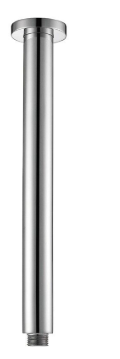 Round Shower Arm Vertical Chrome 470mm
