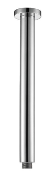 Round Shower Arm Vertical Chrome 600mm