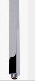 Square Shower Arm Vertical  Gunmetal 310mm