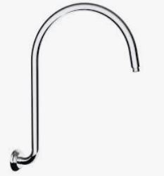 Clasico Shower Arm High Rise Chrome