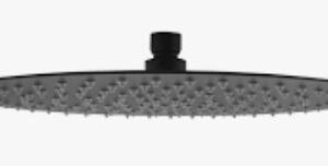 Shower Part: Round Multifunction Hand Held Shower Head – Matte Black