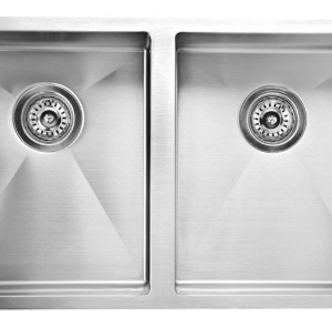 Eden Double Bowl Undermount  Double Bowl Sink 93 degree