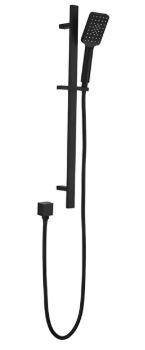 Eden Rail Shower  Matt Black