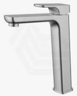 Eden  Round Cornered Rectangle Handle High Rise Basin Mixer Lead Free