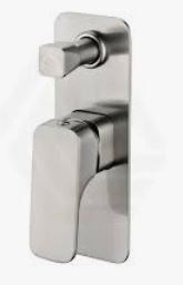 Eden  Round Cornered Rectangle Handle Wall Mixer With Diverter Lead Free