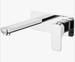 Eden Wall Basin Mixer Set Chrome