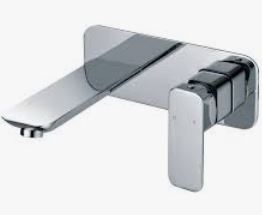 Nova Wall Basin Mixer Set Chrome