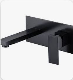 Rosa Wall Basin Mixer Set Chrome