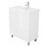 PVC 750 x 400 Vanity – LHD – Legs – VC