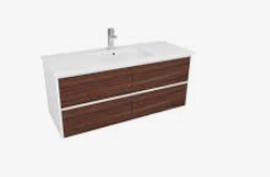 PVC 900 x 470 Vanity – LHD – Legs – VC