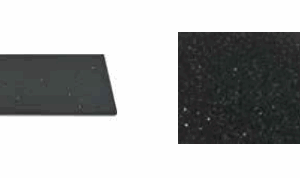 Stone: 1500 x 470 Crystal Black Quartz Stone