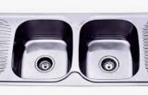 1380 Double Bowl Double Drainer Sink