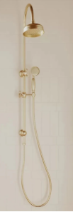300mm Gooseneck Shower Head & Arm. 2 pk