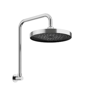 300mm Gooseneck Shower Head & Arm. 2 pk
