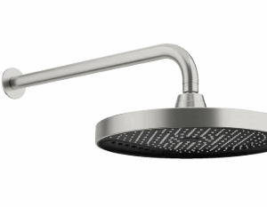 300mm Straight Wall Shower Head & Arm. 2 pk