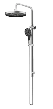Twin Shower On Rail. 3 pk