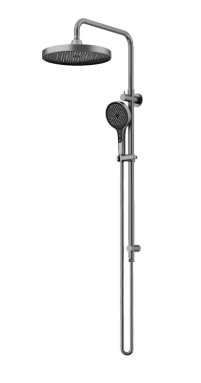 Twin Shower On Rail. 3 pk