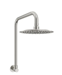 200mm Gooseneck Shower Head & Arm. 2 pk