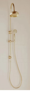 200mm Gooseneck Shower Head & Arm. 2 pk