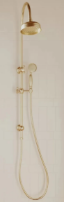 200mm Gooseneck Shower Head & Arm. 2 pk