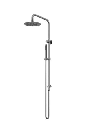 Twin Shower On Rail. 3 pk