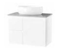 Sake 750 x 365 Vanity – LHD – Wall Hung – QS