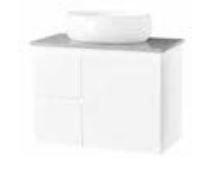 Sake 750 x 365 Vanity – RHD – Wall Hung – QS