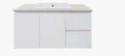 Sake 900 x 365 Vanity – RHD – Kick – QS