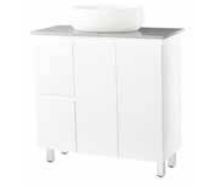 Sake 900 x 365 Vanity – LHD – Legs – QS