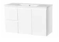 Sake 900 x 365 Vanity – LHD – Wall Hung – VC