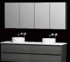 1160 x 490 x 230 Double Bowl Single Drainer Quartz Sink  – BLACK