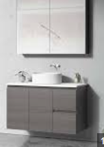 860 x 490 x 230 Single Bowl Quartz Sink – BLACK