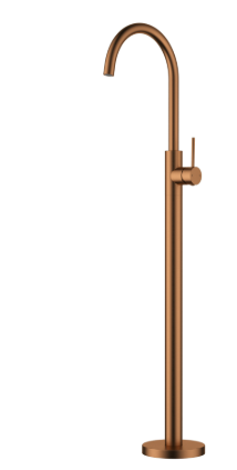 Otus Slimline  Free Standing Bath Mixer Brushed Ss304