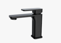 Cubic Basin Mixer – Matte Black