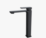 Cubic Basin Mixer High Rise – Matte Black