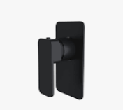Cubic Shower/Bath Mixer – Matte Black