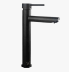 Elite Basin High-Rise Mixer – Matte Black