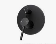 Elite Shower Diverter Mixer – Matte Black